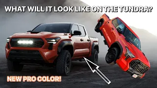 2024 TRD PRO COLOR IS HERE! Will it look good on the Tundra?