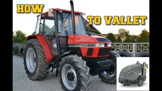 POV - How To Preasure Wash And Vellet A Tractor - Case IH 4240