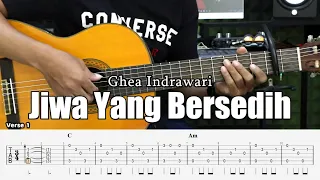 Jiwa Yang Bersedih - Ghea Indrawari - Fingerstyle Guitar Tutorial + TAB & Lyrics
