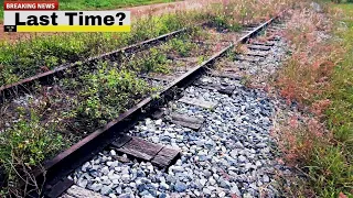 The Last Time You'll See This Abandoned Railroad & Crossing ?