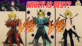 WHICH MELIODAS IS BEST WITH TYRANT DEMON KING? | 7DS GRAND CROSS