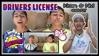 KIRAN & NIVI - DRIVERS LICENSE - COVER | INDIAN SINGER | REACTION | Rhon Dela Cruz Official