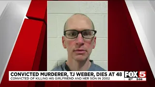 Nevada killer T.J. Weber, who was held on death row since 2003, dies at hospital