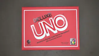 UNO Deluxe Edition Card Game Opening(50th Anniversary Reissue)