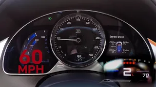 Bugatti Chiron vs McLaren P1 0 - 250 KM/H (Speed O Meter)