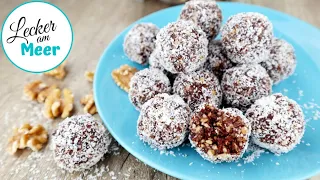 *****💚gesunde Energy Balls/ Powersnack mit Protein/ Walnuss, Datteln und Kokos💚*****