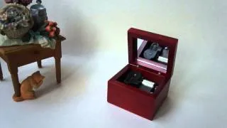 Windup Wooden Box Music Box - A time for us (Romeo & Juliet)