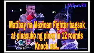 Johnriel Casimero vs Espinoza Franco fight last three rounds.