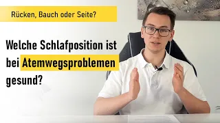 Die richtige Schlafposition: Bei Atemwegsproblemen kann die Rückenlage ungeeignet sein!