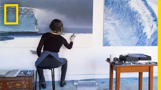 See How NASA Helped An Artist Create Stunning Drawings of Glaciers | Short Film Showcase