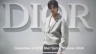 Celebrities attend DIOR Men's SS 24@ Demi Moore, Offset, Cha Eun Woo, Park Solomon, Apo Nattawin ...