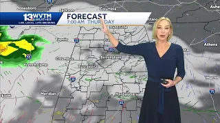 Temperatures across Central Alabama gradually warm through the week, with a spring-like weekend o...