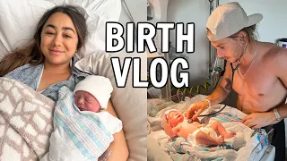 BIRTH OF OUR BABY BOY! Labor & Delivery of our First Baby 2023 Julia & Hunter Havens