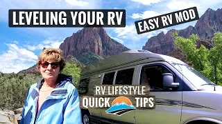 Level Your RV The EASY Way! RV Quick Tips