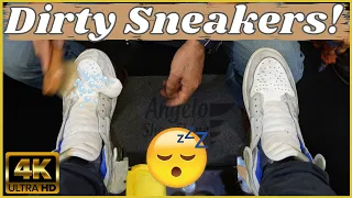 DIRTY Air Jordan 1 Sneaker Revival | Angelo Shoe Shine ASMR