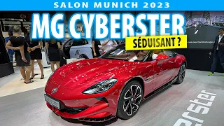 SALON DE MUNICH 2023 : MG Cyberster : Enfin un roadster ! On vous le fait découvrir