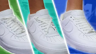 3 КРУТЫХ СПОСОБА ЗАШНУРОВАТЬ AIR FORCE 1