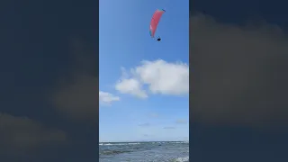 Paragliding by the sea #shorts