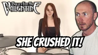 Drummer Reacts To| Your Betrayal Bullet For My Valentine Cover by AYEON FIRST TIME HEARING Reaction