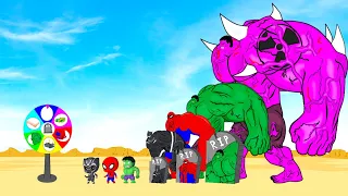 Rescue HULK Family & SPIDERMAN, BLACK PANTHER 2 vs HULK RADIATION: Who Is The King Of Super Heroes ?