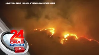 24 Oras Weekend Part 1: Mga Pilipinong nawawala sa Hawaii Wildfire, Galit sa ginawa ng CCG atbp.