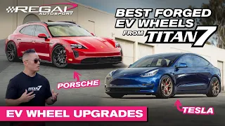 BEST EV FORGED WHEELS: TITAN 7 FOR TAYCAN & TESLA [LIGHTWEIGHT & STYLISH]