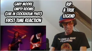 First Time Reaction To Gary Moore - Empty Rooms (Live In Stockholm 1987)