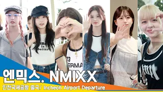 [4K] NMIXX, going to rip off the live performance✈️ Airport Departure 24.5.17 Newsen