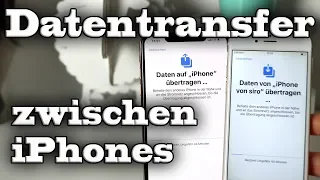 Kabelloser Datenaustausch zwischen zwei iPhones | Datentransfer iOS 12 / 13 | German/Deutsch