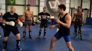 Team Alpha Male Fun Muay Thai Practice with Justin Buchholz