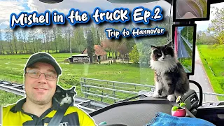 Mishel's Life - Ep.2 First time Cat in the truck - Join us on our 3 days trip to Hannover and back