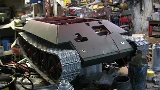 Armortek 1/6th scale RC T34/85 project video #7 (smoke system and speakers)