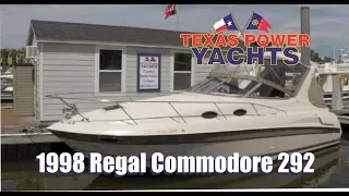 1998 Regal 292 Commodore Express for sale at Texas Power Yachts