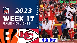 Cincinnati Bengals vs Kansas City Chiefs FINAL Week 17 FULL GAME 12/31/23 | NFL Highlights Today