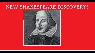 SHOCKING NEW SHAKESPEARE AUTHORSHIP FIND by Robert Boog