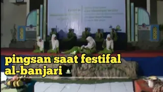 merinding lihat nya pingsan saat festifal banjari