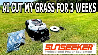 SUNSEEKER L22 PLUS ROBOTIC LAWN MOWER Full Setup and REVIEW