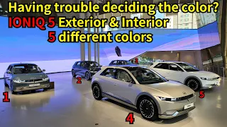 IONIQ 5 – Full interior colors & 5 Exterior colors – 2022 Hyundai IONIQ 5