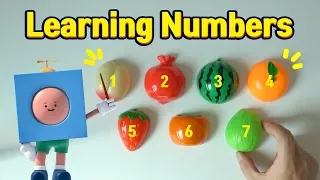 Counting Numbers l Numbers 1-10 Lesson for children l Fruits