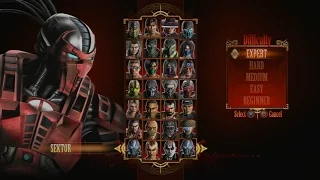 Mortal Kombat 9 - Expert Arcade Ladder (Sektor/3 Rounds/No Losses)