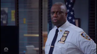 All The 99 Officers Walk-Out | Brooklyn 99 Season 8 Episode 3