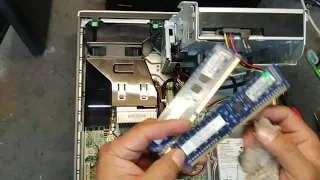 Falla de Hp dekstop mod. hp compaq 6200 Pro, acelera al encender y no da video.