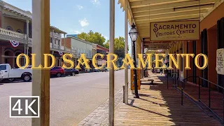 [4K] Old Sacramento - California