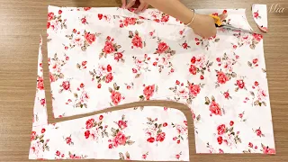 🌹 Cut in 5 minutes and sew in 10 minutes | Sewing is easy