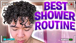 Best SHOWER ROUTINE for CURLY HAIR / PERM in 2021 ! 🦋