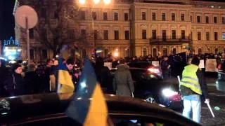 Евромайдан на Михайловской площади