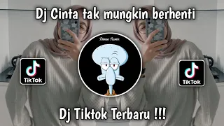 DJ CINTA TAK MUNGKIN BERHENTI REMIX VIRAL TIKTOK TERBARU 2024