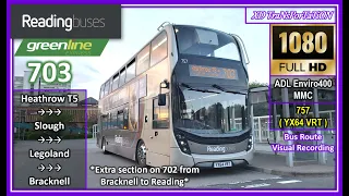 [Readingbuses] greenline 703 ~ Heathrow T5 ➝ Bracknell Bus Station (Then 702 to Reading)