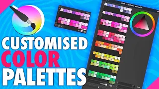 KRITA : How To use Customized Color Palettes | Beginner Friendly Digital Art Tutorial Guide