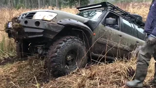 Hardcore offroad with Jimny and motorcycles | Latvian Offroad | Nissan Patrol Y61 | Ru & Lv